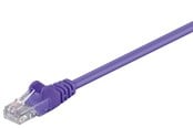 Nettverkskabel - CAT 5e patch cable U/UTP violet 1 m - 4040849952197