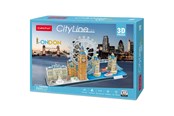 Puslespill - Cubic Fun City Line London 3 D 107 pcs 3D Puslespill - 200253