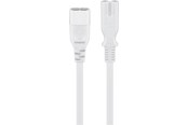 Strømkabel (intern) - Pro Extension cord C7/C8 2 m white - 4040849972003