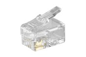 Nettverkskabel - RJ10 modular plug for flatcables 4 pol. - 4051366502499