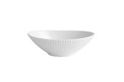 Servering & Servise - Pillivuyt Plissé Bowl oval 16 x 10 x 4.5 cm White - 19473