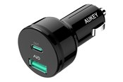 Mobil - Adaptere og ladere - Aukey CC-Y7 car power adapter - USB USB-C - CC-Y7