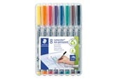 Skrive- & Tegneverktøy - Staedtler Universal pen Lumocolor non-p S 8pc - 311 WP8