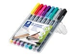 Skrive- & Tegneverktøy - Staedtler Universal pen Lumocolor perm F 8pcs - 318 WP8