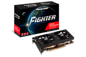 Grafikkort - PowerColor Radeon RX 6600 Fighter - 8GB GDDR6 RAM - Grafikkort - AXRX 6600 8GBD6-3DH