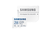 Minnekort - Samsung EVO Plus microSD/SD - 130MB/s - 256GB - MB-MC256KA/EU