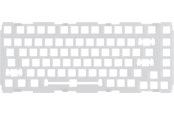 Tastatur - Glorious GMMK PRO 75 % Switch Plate - ISO - Polycarbonate - Upgrade Accessories - Sølv - GLO-ACC-P75-SP-PC-ISO