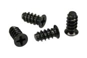 Kabinett tilbehør (kjølepasta mv.) - InLine Fan Screws 5.0x10.0mm black 50 pcs. - 33371D