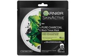 Ansiktspleie - Garnier Face Pure Charcoal Black Tissue Mask Black - 3600542097147