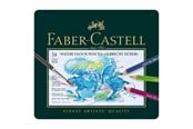 Skrive- & Tegneverktøy - Faber Castell Watercolour pencil Albrecht Dürer tin of 24 - 4005401175247