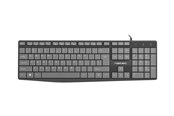 Tastatur - Natec Nautilus - keyboard - US - black - Tastatur - Amerikansk Engelsk - Grå - NKL-1507