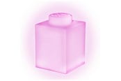 Barnelamper - Euromic LEGO Classic Silicone Brick 100% night light with LEDlite- PINK - 525545