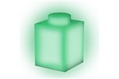 Barnelamper - Euromic LEGO Classic Silicone Brick 1000% night light with LEDlite- GREEN - 525569