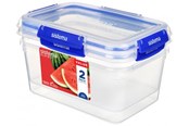 Kjøkkentilbehør - Sistema Rectangle Klip It Plus 2 Pack 3.35 L - 881832