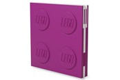 Skole - Euromic LEGO Stationery Locking note book VIOLET with gel pen - 4003064-52438