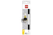 Skole - Euromic LEGO Stationery Gel pen 1 pc. BLACK packed in colour box with mini figurine - 4003075-52601