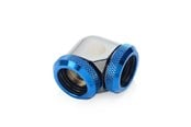 DIY Vannkjøling - Bitspower Black Sparkle / Royal Blue Enhance 90-Degree Dual Multi-Link Adapter For OD 16MM - BP-BSE90DML16-RBL