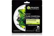 Ansiktspleie - Garnier Skin Naturals Pure Charcoal Black Sheet Mask with Seaweed Extract - 359347