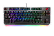 Tastatur - ASUS ROG Strix Scope TKL NX Red - ND - Gamingtastatur - Uten numpad - Nordisk - Svart - 90MP00N6-BKNA00