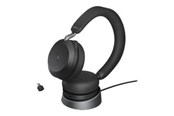 Hodetelefoner - Jabra Evolve2 75 Link380a UC Stereo Stand Black - 27599-989-989