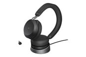 Hodetelefoner - Jabra Evolve2 75 Link380c MS Stereo Stand Black - 27599-999-889