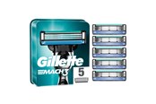 Barberingsutstyr - Gillette Mach3 Base Replacement Blades 5 pcs - 462933