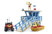 Lekesett - Bruder bworld lifeguard station with quad bike and personal water craft - 62780