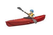 Figurer - Bruder bworld kayak with figure - 63155