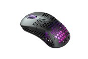 Mus - Xtrfy M4 Wireless RGB Gaming Mouse - Black - Gaming mus - Optisk - 6 - Svart med RGB-lys - M4W-RGB-BLACK