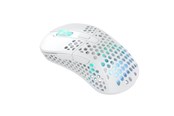 Mus - Xtrfy M4 Wireless RGB Gaming Mouse - White - Gaming mus - Optisk - 6 - Hvit med RGB lys - M4W-RGB-WHITE