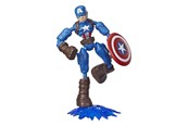 Figurer - Hasbro Marvel Avengers Bend And Flex Captain America - E78695X2