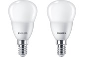 LED-lyspære - Philips LED-lyspære Mini-ball 5W/827 (40W) Frosted 2-pack E14 - 929002978163