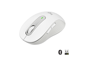 Mus - Logitech Signature M650 Large Wireless Off-White - Mus - Optisk - 5 - Hvit - 910-006238