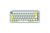 Tastatur - Logitech POP Keys Wireless Mechanical Keyboard With Emoji Keys - Daydream Mint - Tastatur - Nordisk - Grønn - 920-010732