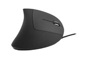 Mus - MediaRange MROS230 - vertical mouse - USB 2.0 - black - Vertical mouse - Optisk - 6 - Svart - MROS230