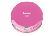 CD-spiller - Lenco Portable CD player in pink - CD-011PK