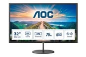 Skjerm - 32" AOC Q32V4 - 2560x1440 - 75Hz - IPS - Q32V4