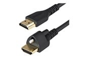 Skjermkabel - StarTech.com HDMI 2.0 Cable with Locking Screw 1m - HDMM1MLS