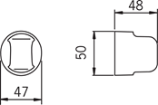 Dusj- og monteringstilbehør - Oras Wall bracket for Oras Bidetta - 251500