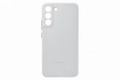 Mobil - Deksel og etui - Samsung Galaxy S22 Plus Leather Cover - Light Gray - EF-VS906LJEGWW