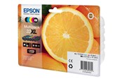 Printertilbehør blekk/toner - Epson 33XL Multipack - 5-pack - XL - black yellow cyan magenta photo black - original - ink cartridge - Blekkpatron Blå - C13T33574011