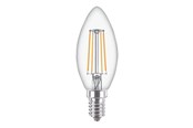 LED-lyspære - Philips LED-lyspære CorePro Candle 4,3W/827 (40W) Clear E14 - PH-34726700