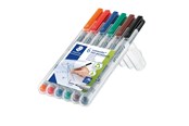 Skrive- & Tegneverktøy - Staedtler Universal pen Lumocolor non-p F 6pc - 316 WP6