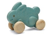 Babyleker - PLANTOYS Push along bunny - light blue - PT-5731