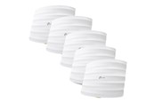 Tilgangspunkt - TP-Link EAP245(5-PACK) AC1750 Wireless Dual Band Gigabit Ceiling Mount Access Point - EAP245(5-PACK)