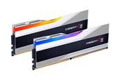 RAM - G.Skill Trident Z5 RGB DDR5-5600 - 32GB - CL36 - Dual Channel (2 pcs) - Intel XMP - Sølv med RGB - F5-5600J3636C16GX2-TZ5RS