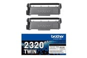 Printertilbehør blekk/toner - Brother TN 2320 TWIN - Laser toner Svart - TN2320TWIN