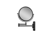 Baderomstilbehør - Gillian Jones Double-Sided Wall Mirror w. x10 Magnification - Black - 10248-00