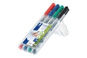 Skrive- & Tegneverktøy - Staedtler Universal pen Lumocolor non-p F 4pc - 316 WP4