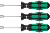 Håndverktøy - Wera 395 HO/3 Sanitary Nutdriver set 3 pieces - 05134275001